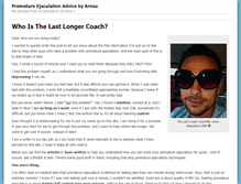 Tablet Screenshot of lastlongercoach.com